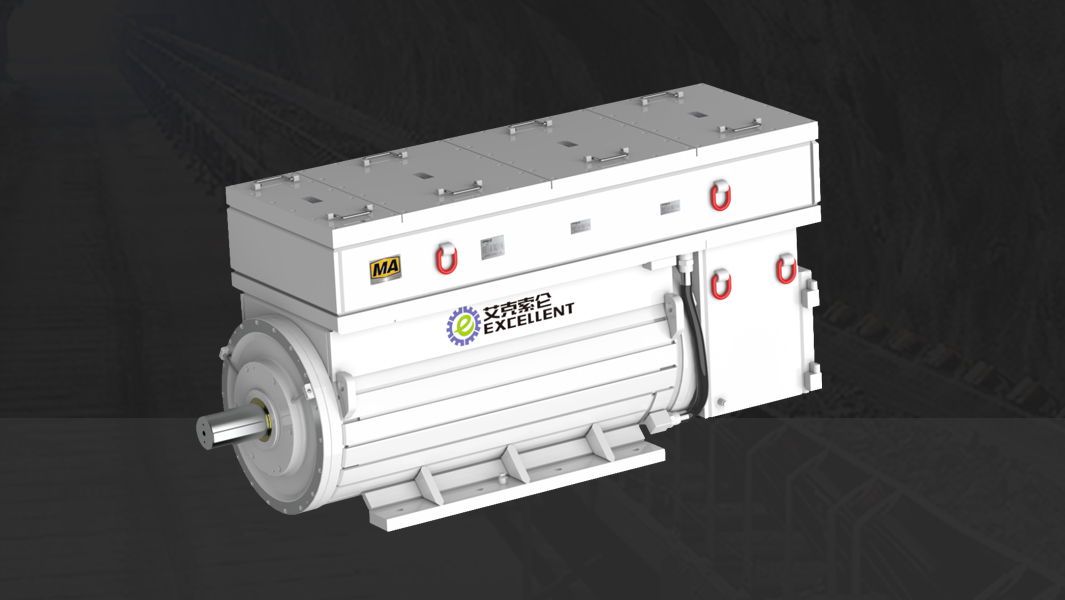 Permanent magnet synchronous integrated motor